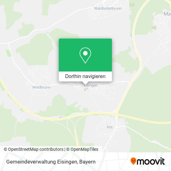 Gemeindeverwaltung Eisingen Karte