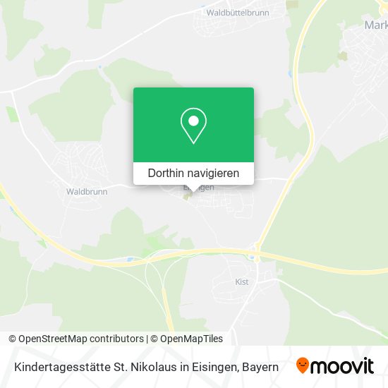 Kindertagesstätte St. Nikolaus in Eisingen Karte