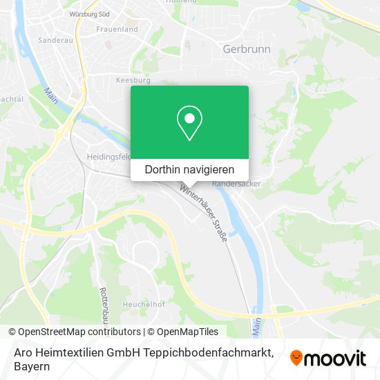 Aro Heimtextilien GmbH Teppichbodenfachmarkt Karte