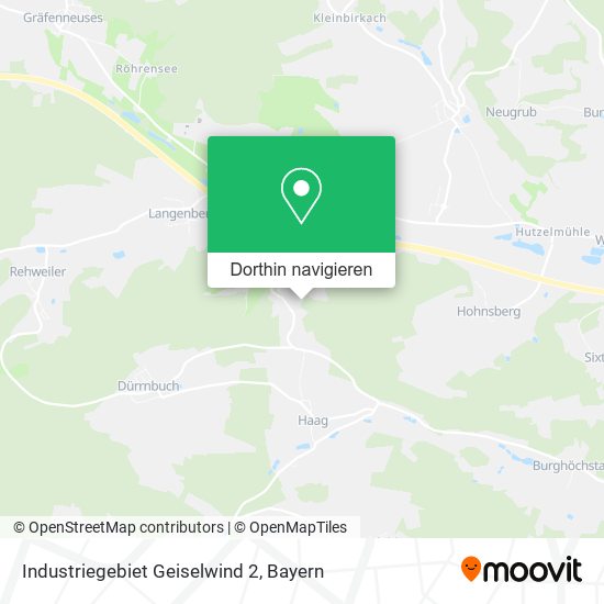 Industriegebiet Geiselwind 2 Karte