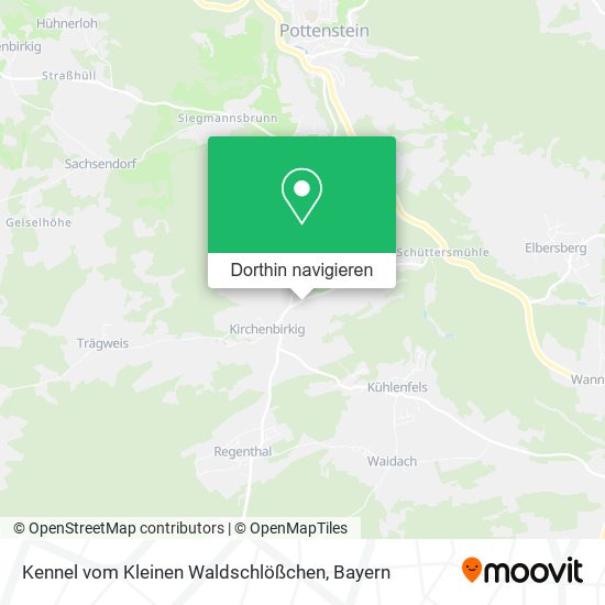 Kennel vom Kleinen Waldschlößchen Karte