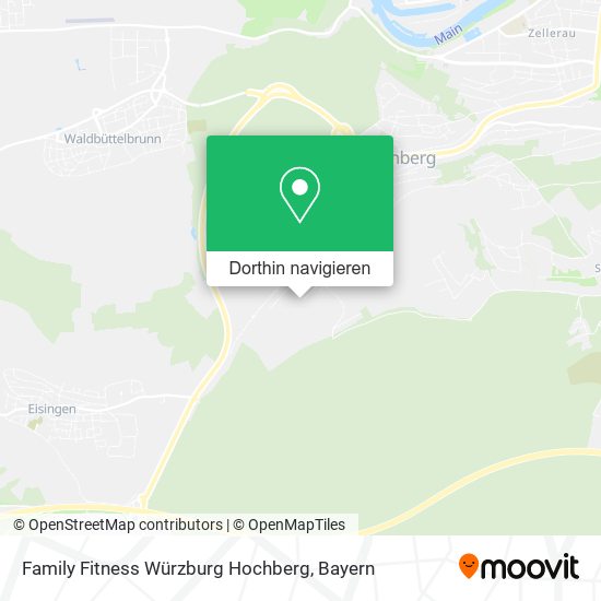 Family Fitness Würzburg Hochberg Karte