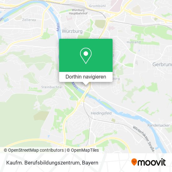 Kaufm. Berufsbildungszentrum Karte