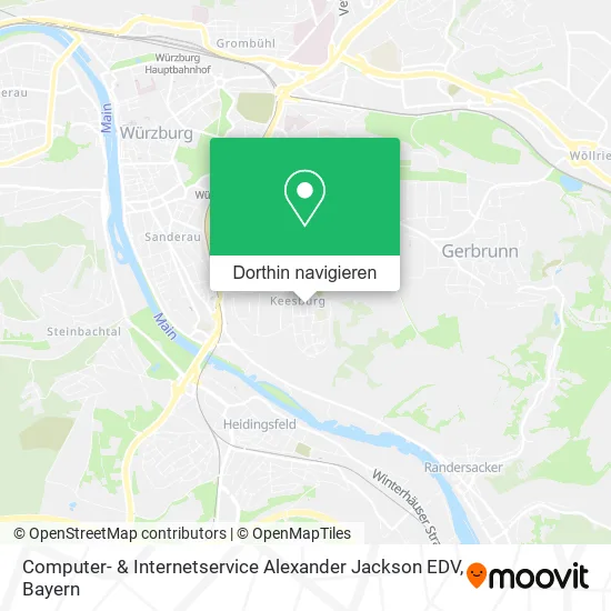 Computer- & Internetservice Alexander Jackson EDV Karte