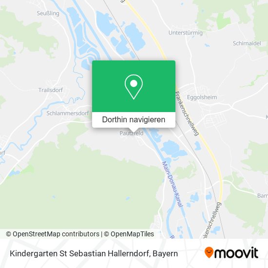 Kindergarten St Sebastian Hallerndorf Karte