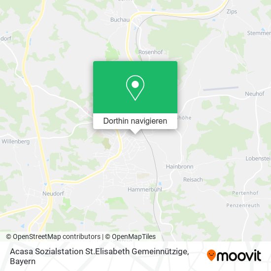 Acasa Sozialstation St.Elisabeth Gemeinnützige Karte