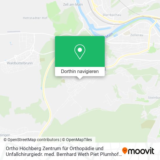 Ortho Höchberg Zentrum für Orthopädie und Unfallchirurgiedr. med. Bernhard Weth Piet Plumhoff Dr.. Karte