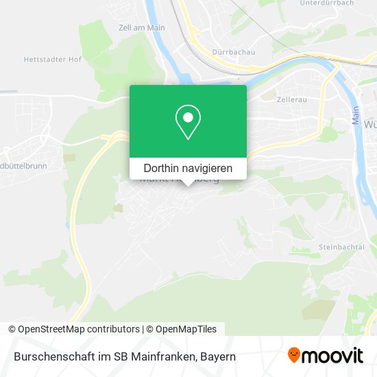 Burschenschaft im SB Mainfranken Karte