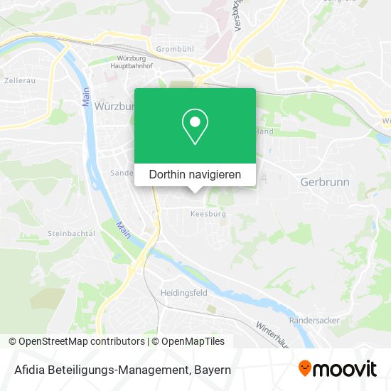 Afidia Beteiligungs-Management Karte
