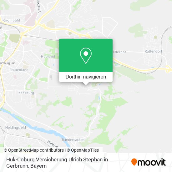 Huk-Coburg Versicherung Ulrich Stephan in Gerbrunn Karte