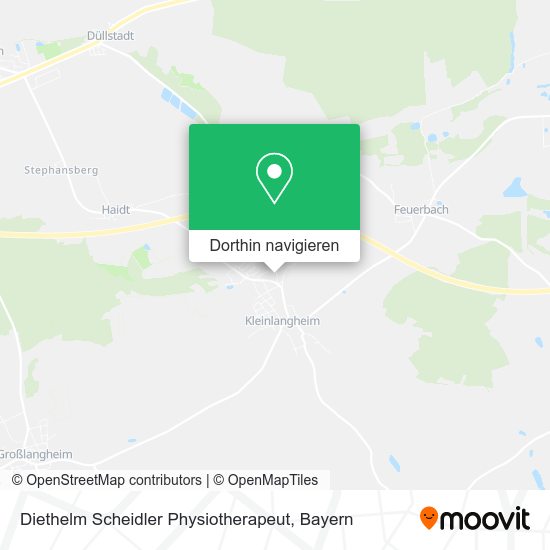 Diethelm Scheidler Physiotherapeut Karte