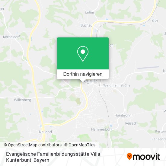 Evangelische Familienbildungsstätte Villa Kunterbunt Karte