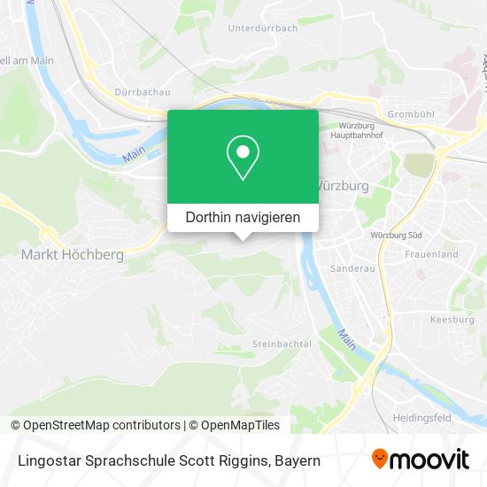 Lingostar Sprachschule Scott Riggins Karte