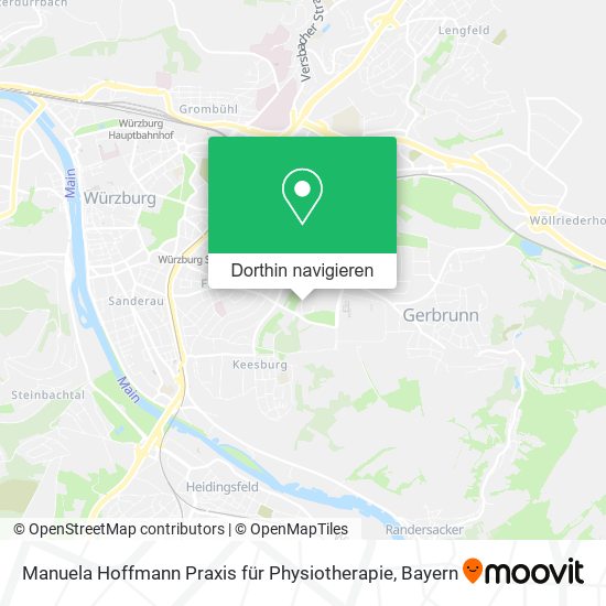 Manuela Hoffmann Praxis für Physiotherapie Karte