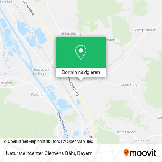Natursteincenter Clemens Bähr Karte