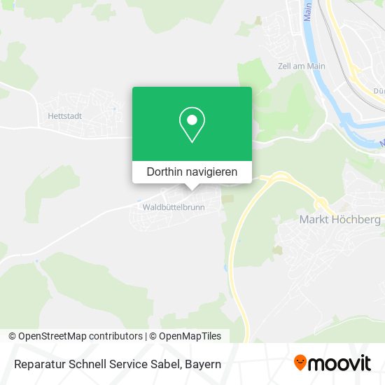 Reparatur Schnell Service Sabel Karte