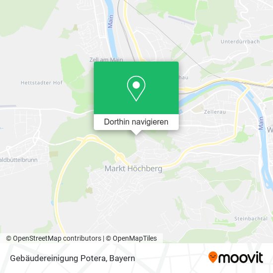 Gebäudereinigung Potera Karte