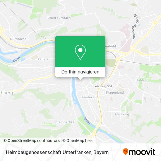 Heimbaugenossenschaft Unterfranken Karte