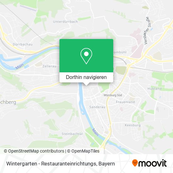 Wintergarten - Restauranteinrichtungs Karte