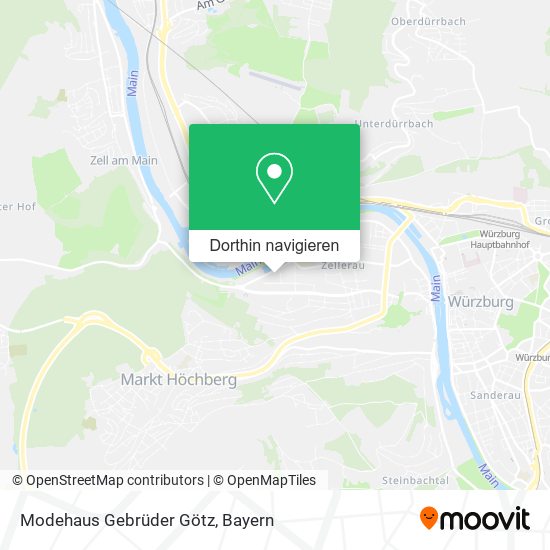 Modehaus Gebrüder Götz Karte