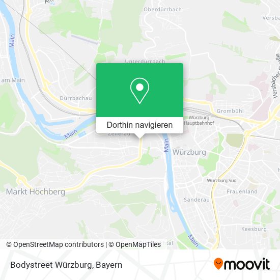 Bodystreet Würzburg Karte