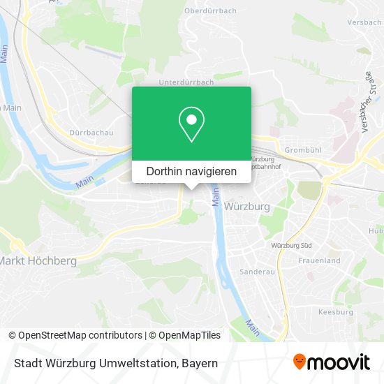 Stadt Würzburg Umweltstation Karte