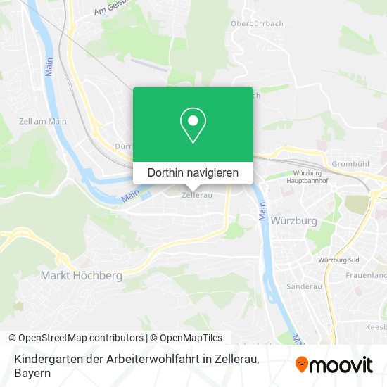 Kindergarten der Arbeiterwohlfahrt in Zellerau Karte