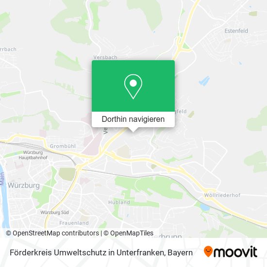 Förderkreis Umweltschutz in Unterfranken Karte