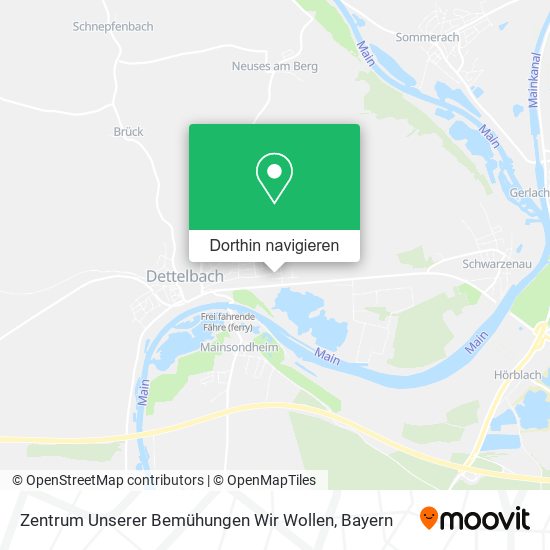 Zentrum Unserer Bemühungen Wir Wollen Karte