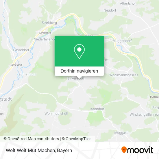 Welt Weit Mut Machen Karte