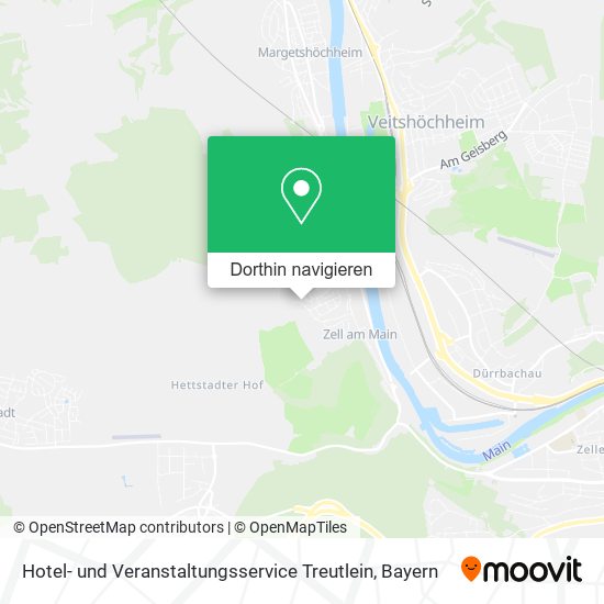 Hotel- und Veranstaltungsservice Treutlein Karte