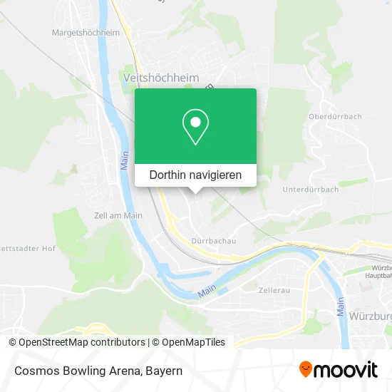 Cosmos Bowling Arena Karte