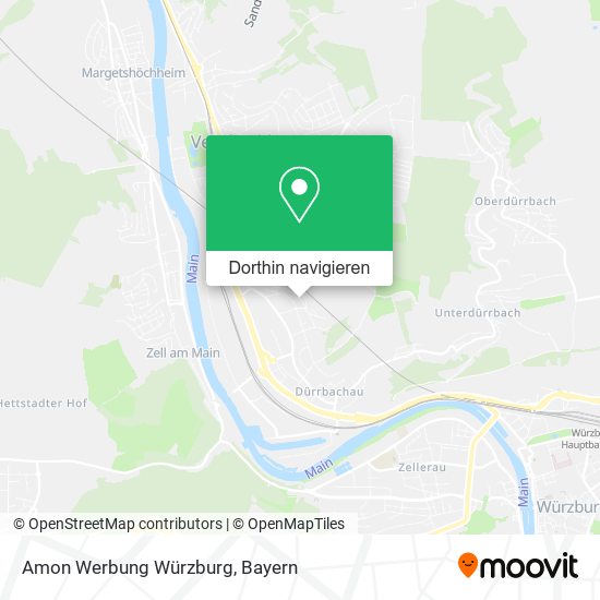 Amon Werbung Würzburg Karte