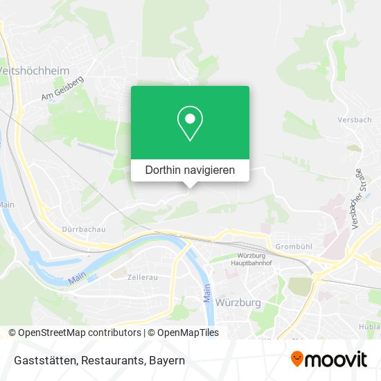 Gaststätten, Restaurants Karte