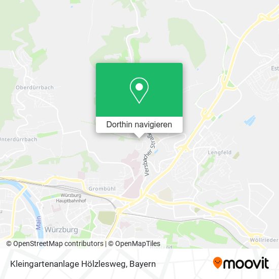 Kleingartenanlage Hölzlesweg Karte