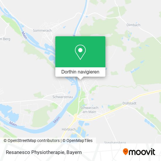 Resanesco Physiotherapie Karte