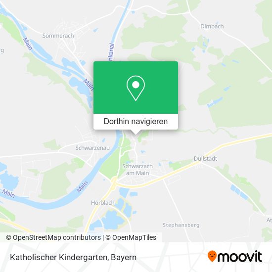 Katholischer Kindergarten Karte