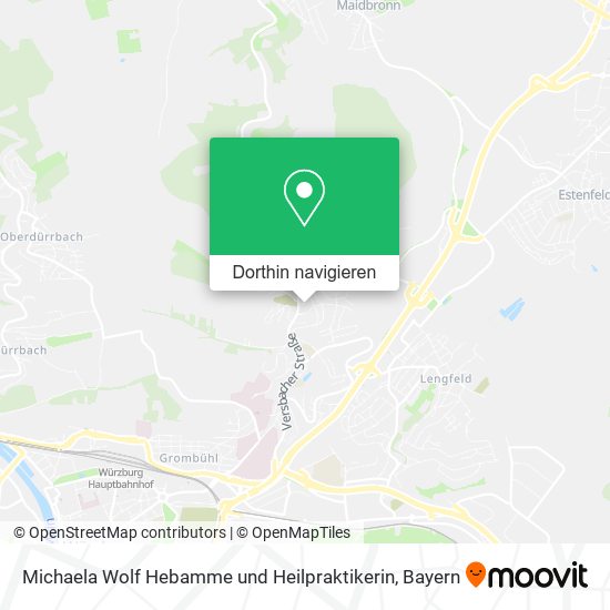 Michaela Wolf Hebamme und Heilpraktikerin Karte