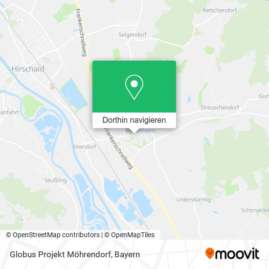 Globus Projekt Möhrendorf Karte