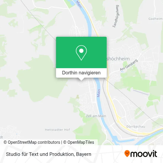 Studio für Text und Produktion Karte