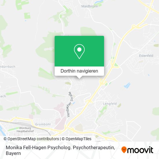 Monika Fell-Hagen Psycholog. Psychotherapeutin Karte