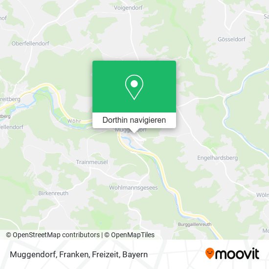 Muggendorf, Franken, Freizeit Karte