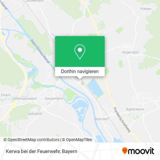 Kerwa bei der Feuerwehr Karte