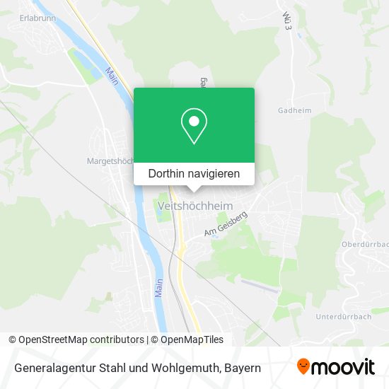 Generalagentur Stahl und Wohlgemuth Karte