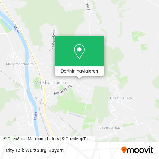 City Talk Würzburg Karte