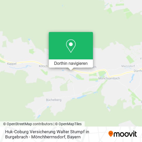 Huk-Coburg Versicherung Walter Stumpf in Burgebrach - Mönchherrnsdorf Karte