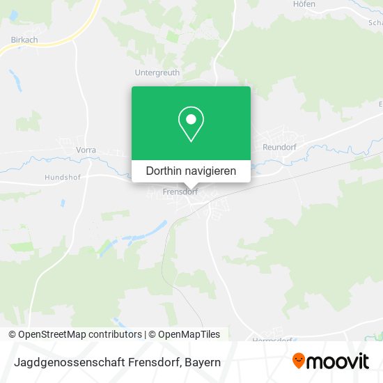 Jagdgenossenschaft Frensdorf Karte