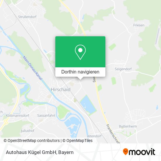 Autohaus Kügel GmbH Karte