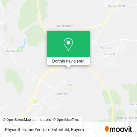 Physiotherapie-Zentrum Estenfeld Karte