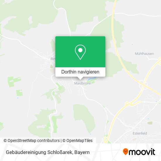 Gebäudereinigung Schloßarek Karte